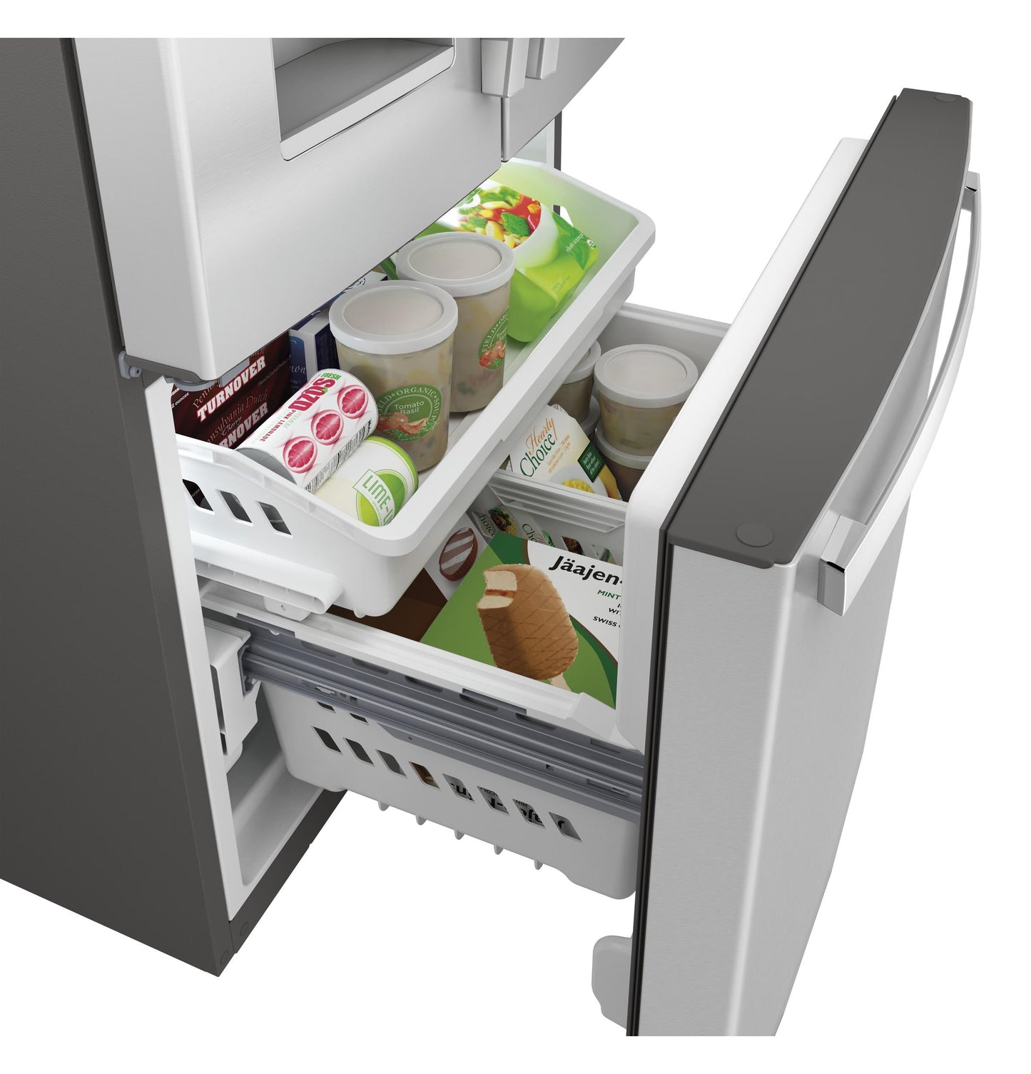 GE APPLIANCES GFE24JYKFS Ge Energy Star 23.6 Cu. Ft. French-door Refrigerator