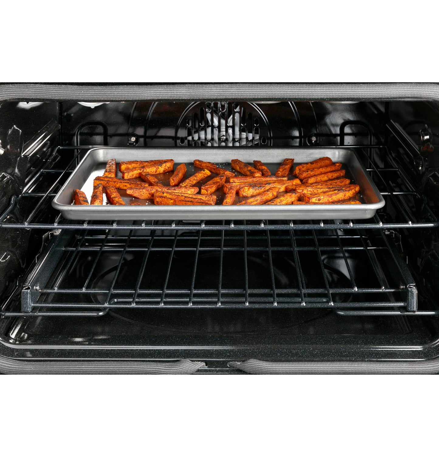 CAFE CES700P4MW2 Cafe 30"" Slide-in Front Control Radiant and Convection Range