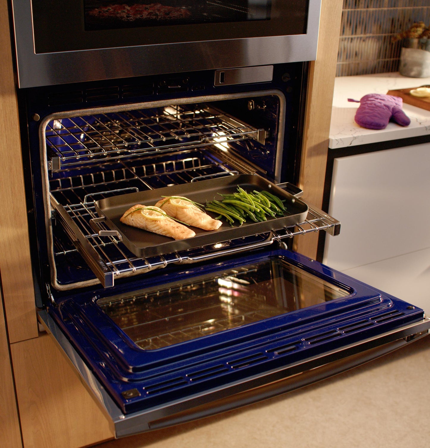 GE APPLIANCES PT9900SWSS GE Profile 30 In. Combination Double Wall Oven With Convection, ...