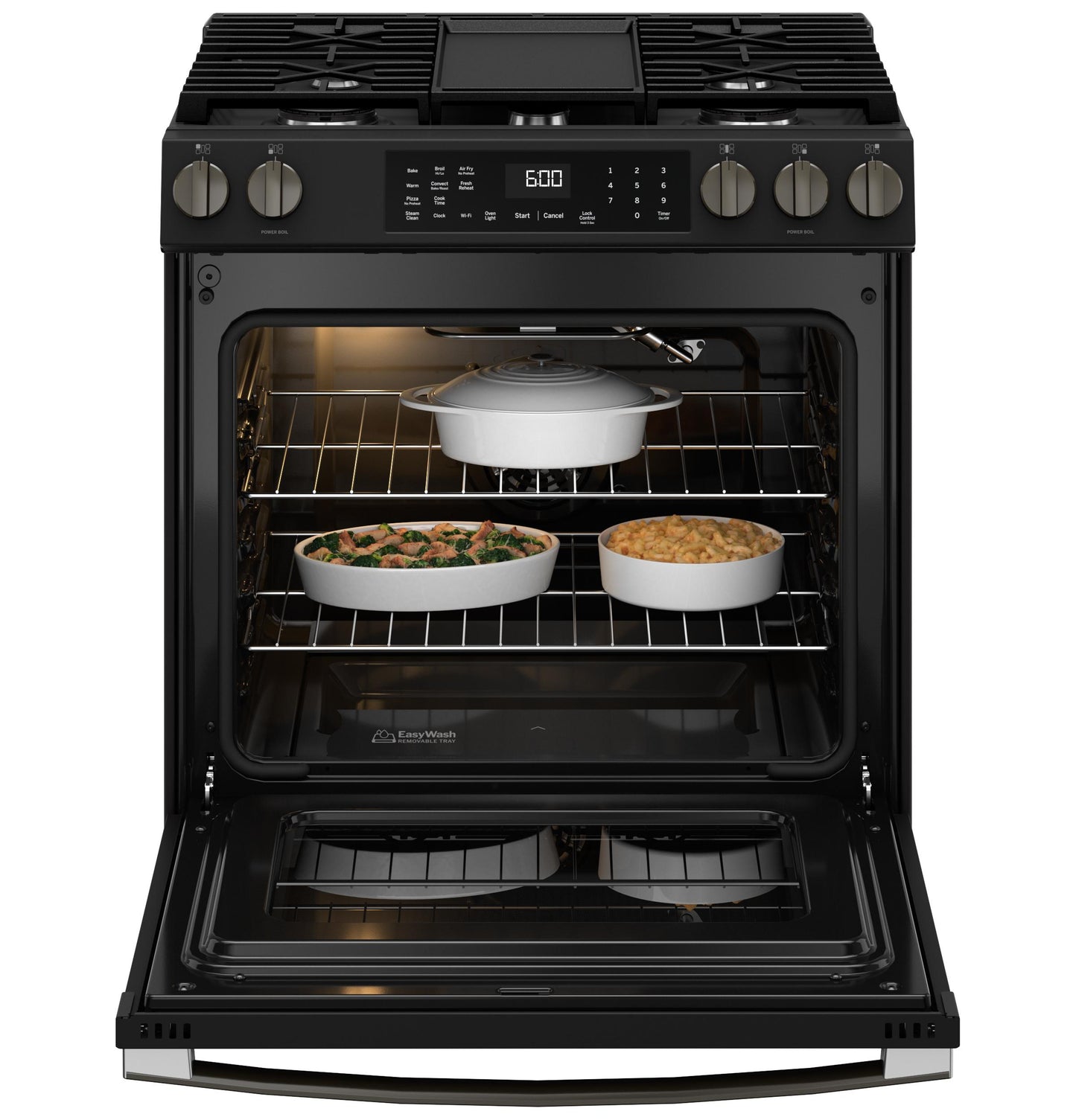 GE APPLIANCES GGS600AVDS Ge 30"" Slide-in Front-control Convection Gas Range With No PREHE...