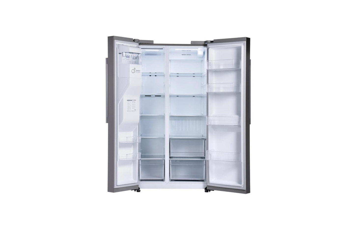 LG LS27T3230S 27 Cu. Ft. Standard-depth, Side-by-side Refrigerator, With Ice and ...