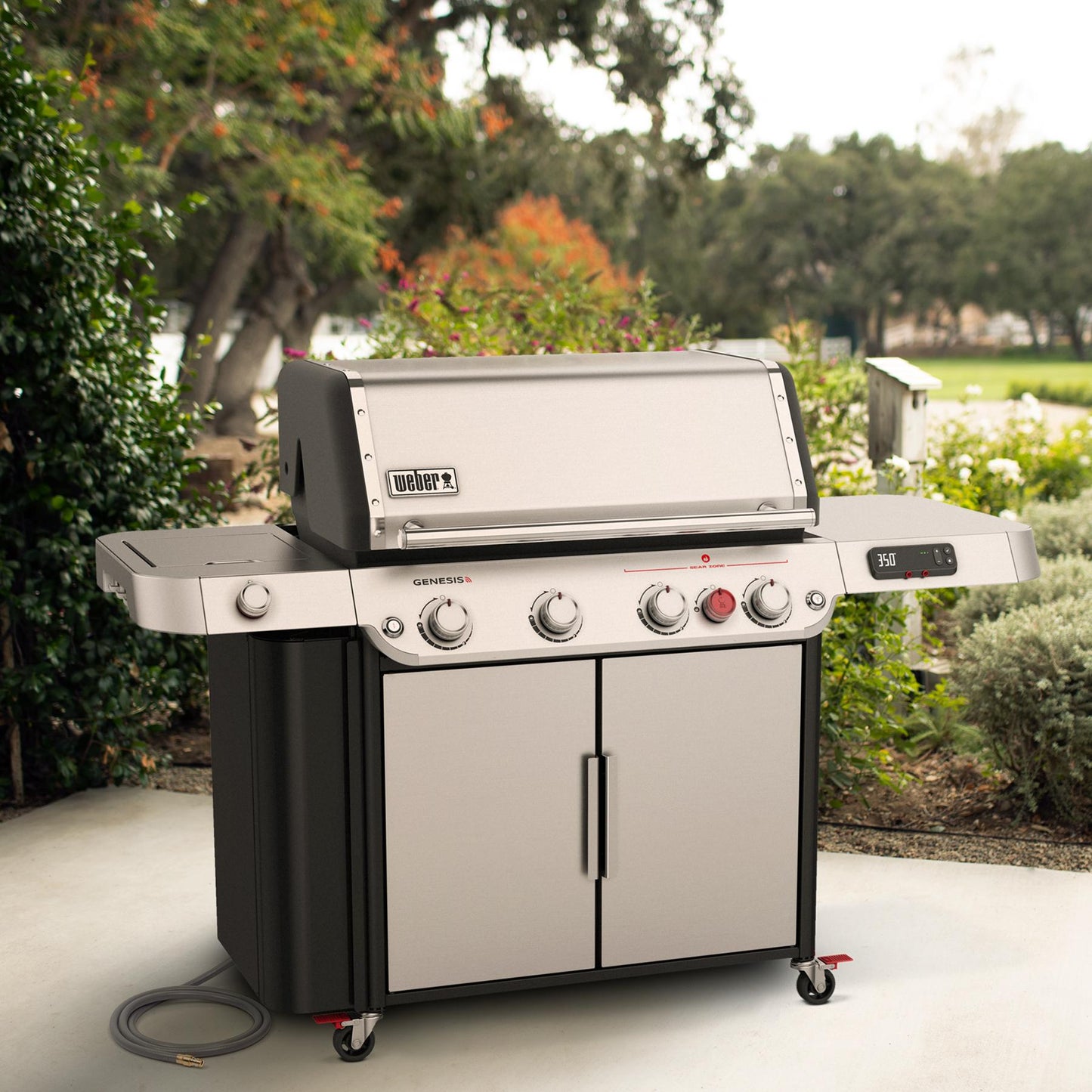 WEBER 38800001 Weber Genesis Spx-435 Smart Gas Grill - Stainless Steel Natural Gas