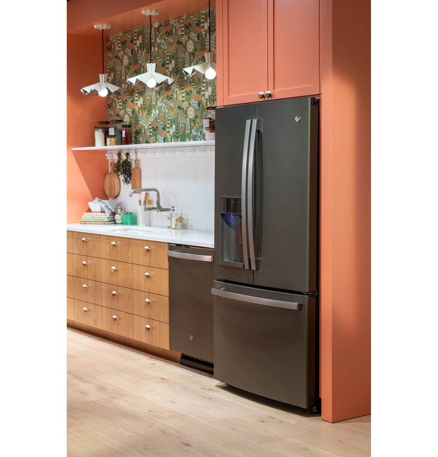GE APPLIANCES GYE22GMNES Ge Energy Star 22.2 Cu. Ft. Counter-depth French-door REFRIGE...