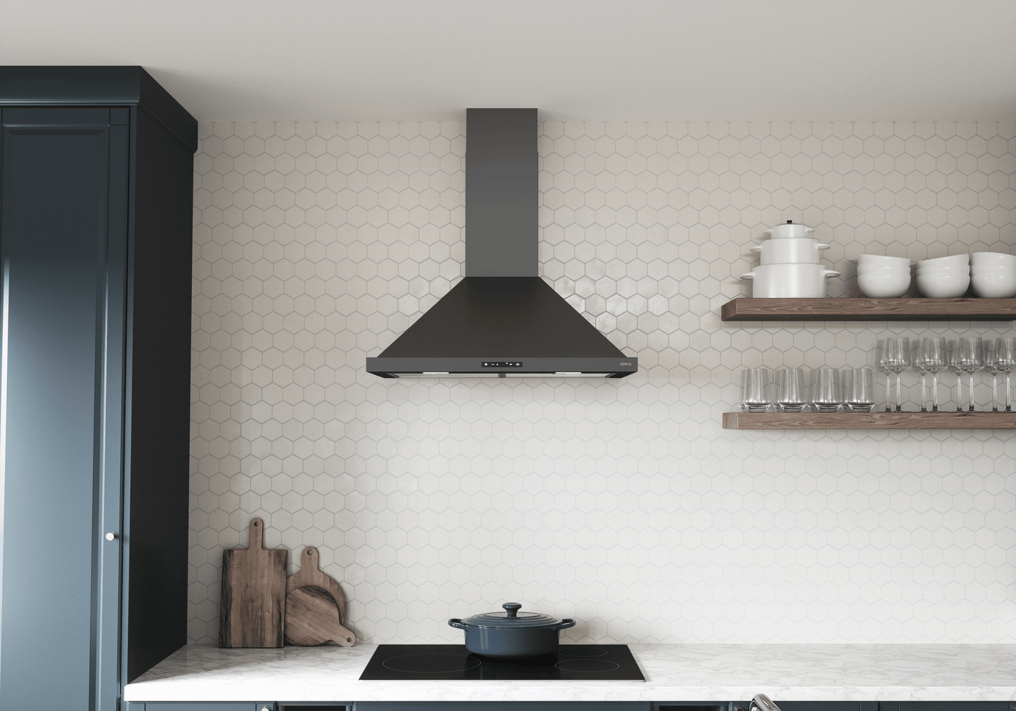 ZEPHYR ZOME36BBS Zephyr 36"" Ombra Wall