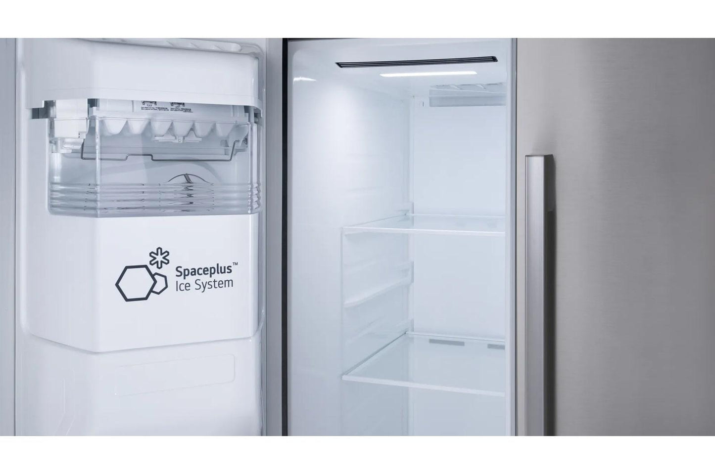 LG LS27T3230S 27 Cu. Ft. Standard-depth, Side-by-side Refrigerator, With Ice and ...