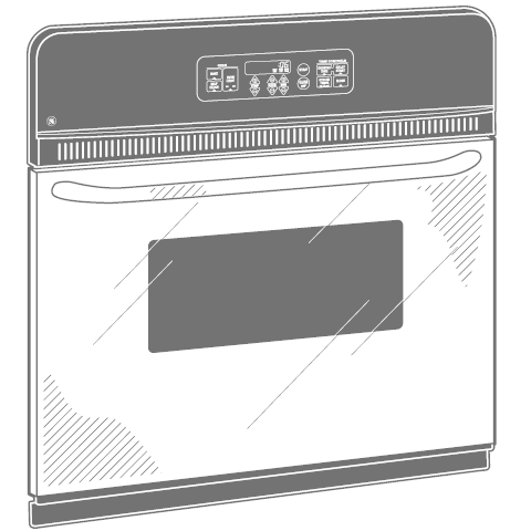 GE APPLIANCES JRS06SKSS GE Appliances 24"" Electric Single Standard Clean Wall Oven