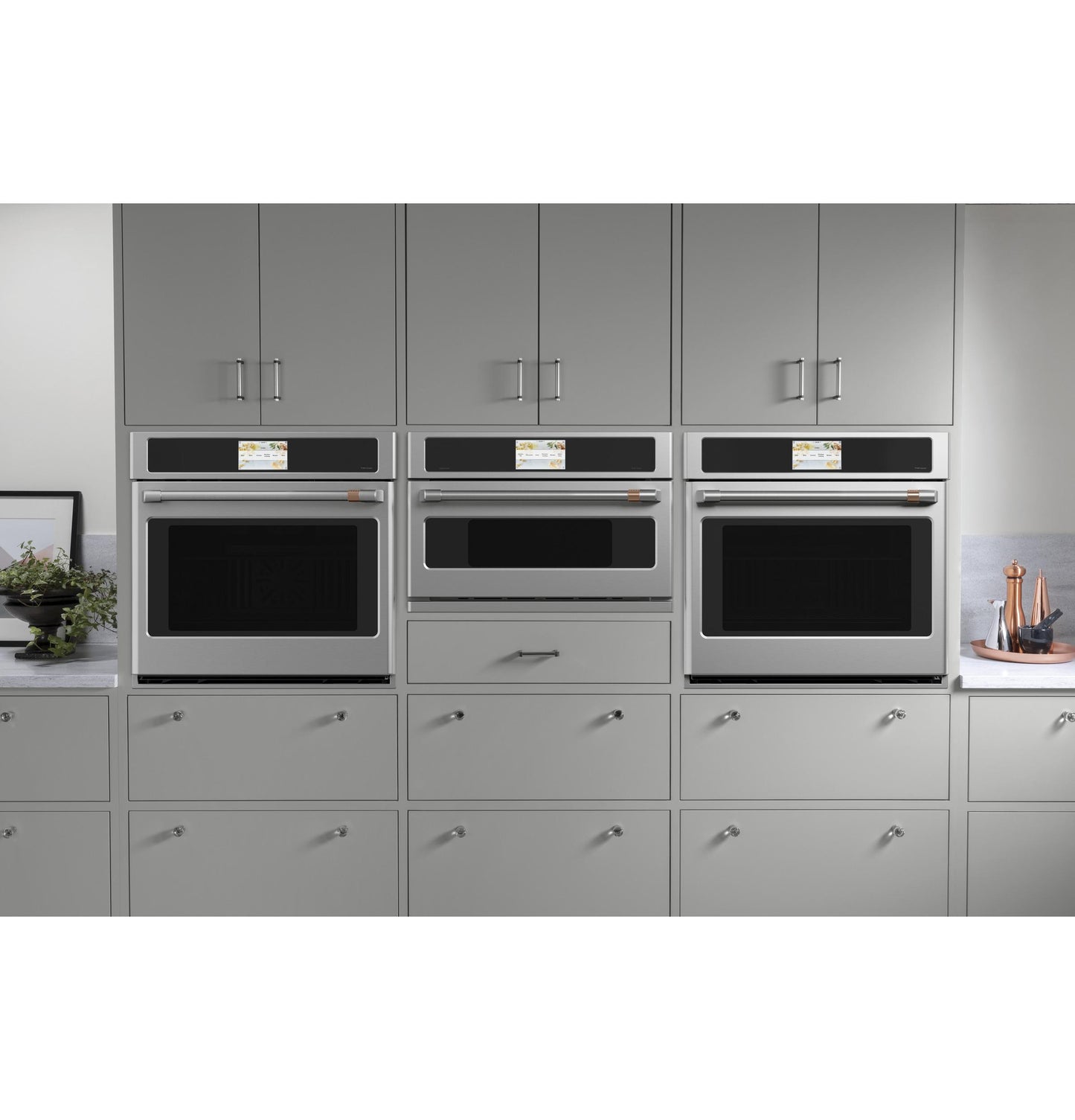 CAFE CSB912P2NS1 Cafe 27"" Five In One Oven With 120v Advantium Technology