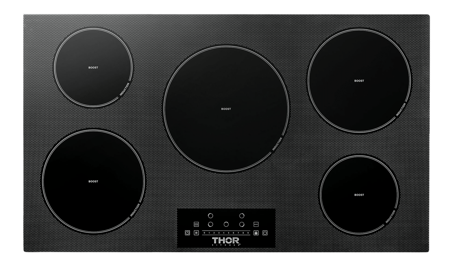 THOR KITCHEN TIH36 Thor Kitchen 36 Inch Built-in Induction Cooktop With 5 Elements