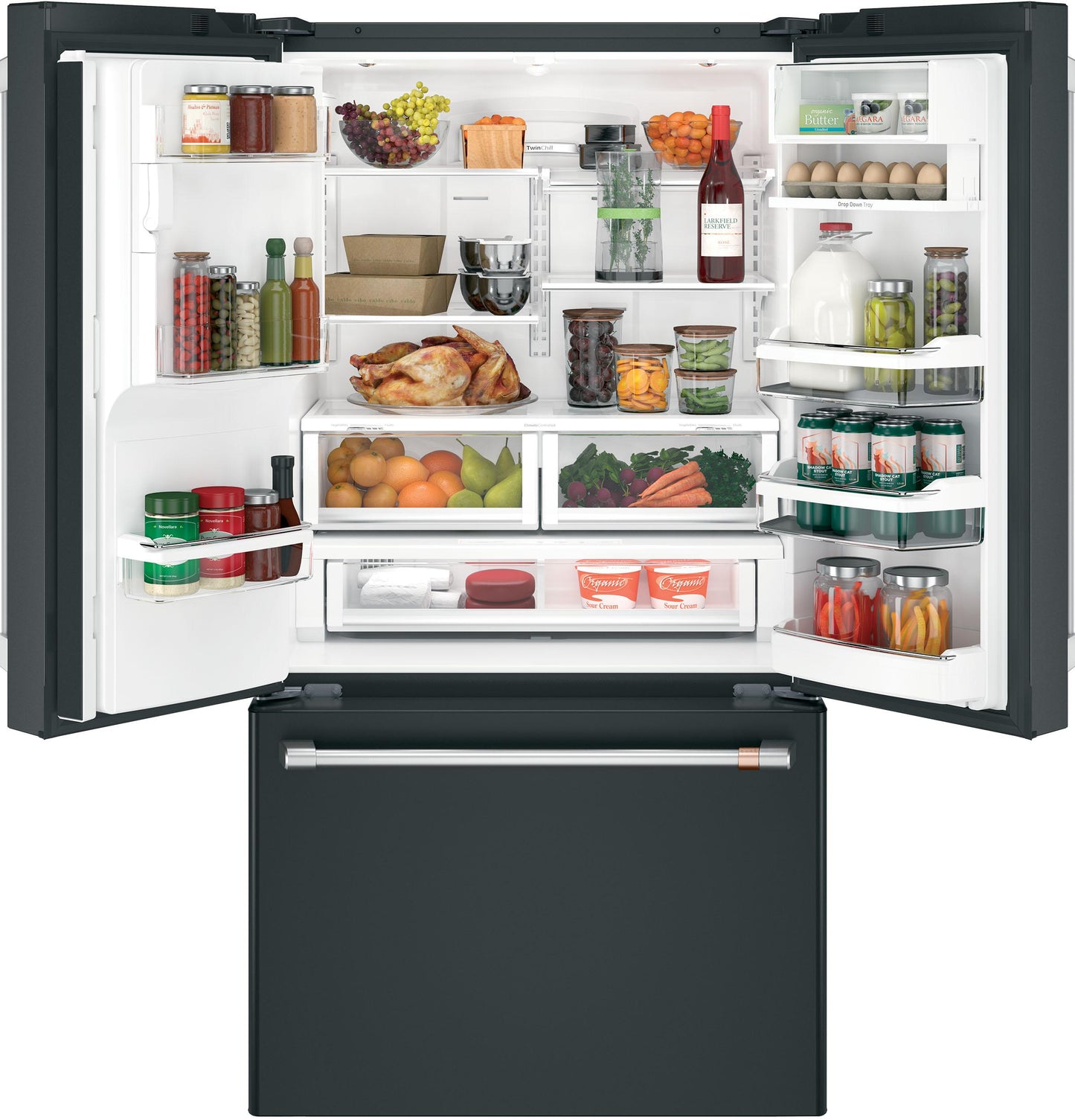 CAFE CYE22TP3MD1 Cafe Energy Star 22.2 Cu. Ft. Counter-depth French-door RE...