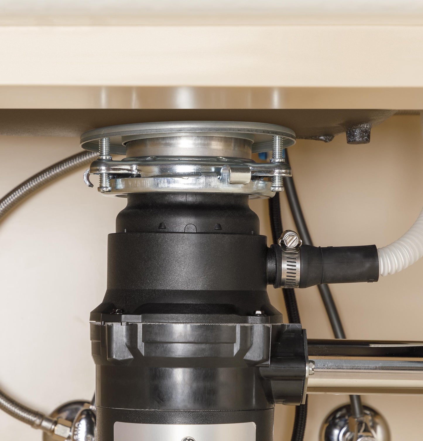 GE APPLIANCES GFC1065W GE Disposall 1 HP Continuous Feed Garbage Disposer - Corded