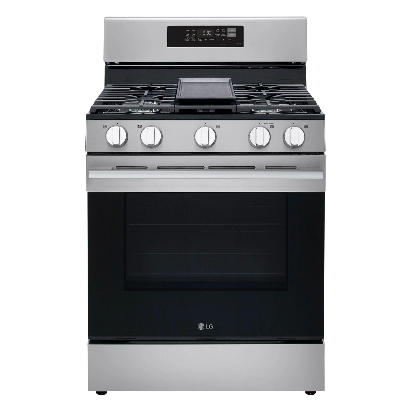 LG LRGN6323Y 6.3 Cu. Ft. Smart Wi-fi Enabled Probake Convection Gas Range WIT...