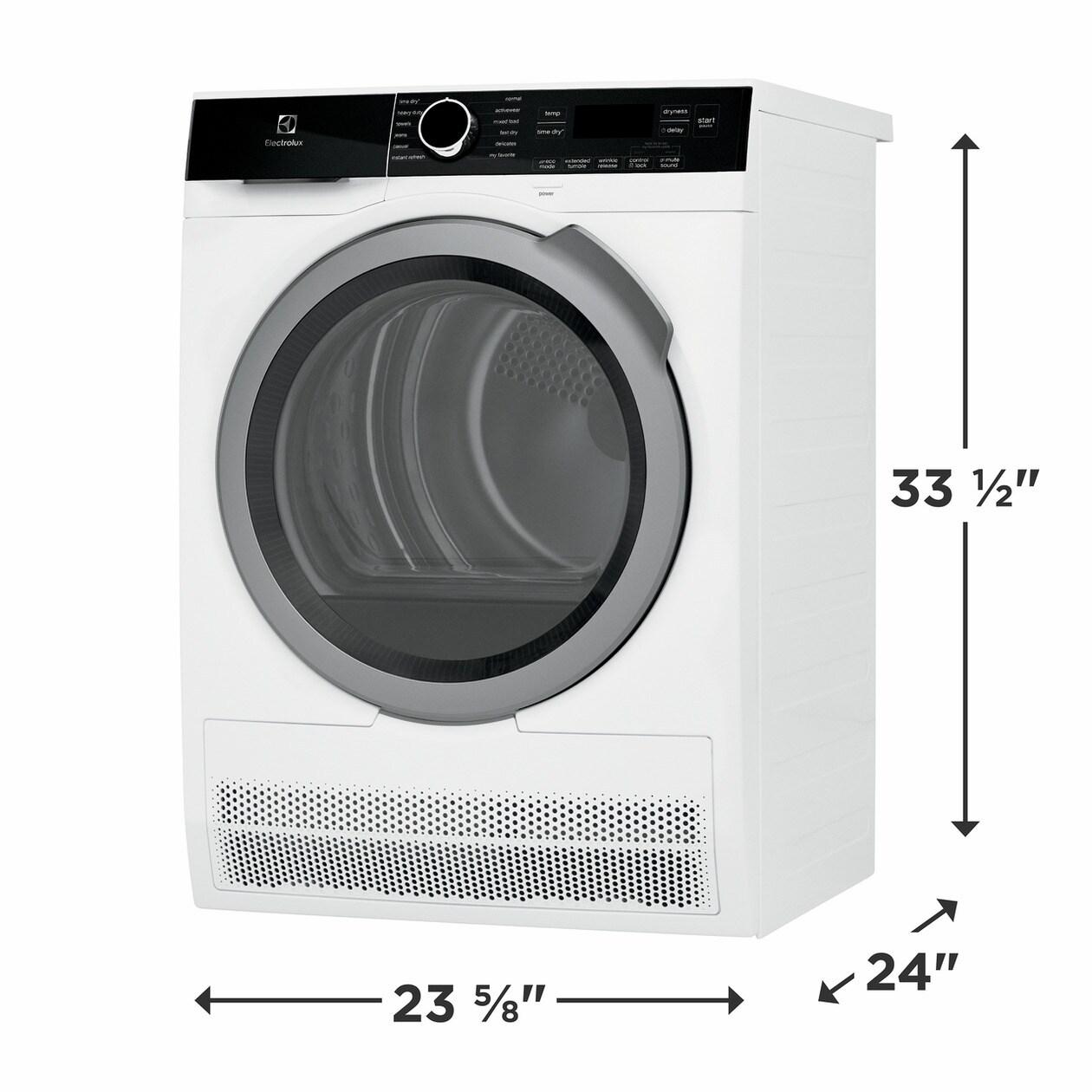 ELECTROLUX ELFE4222AW 24'' Compact Front Load Dryer - Ventless, Energy Star Certified, 4....