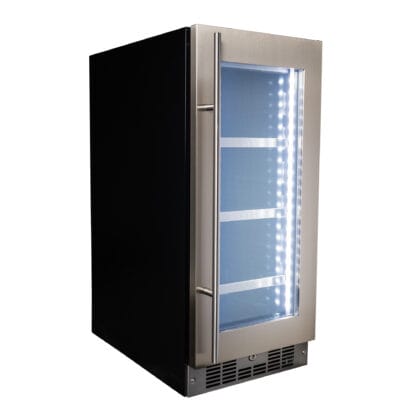 SILHOUETTE SPRBC031D1SS Silhouette - 3.1 CU.FT Built-in Under Counter Beverage Center