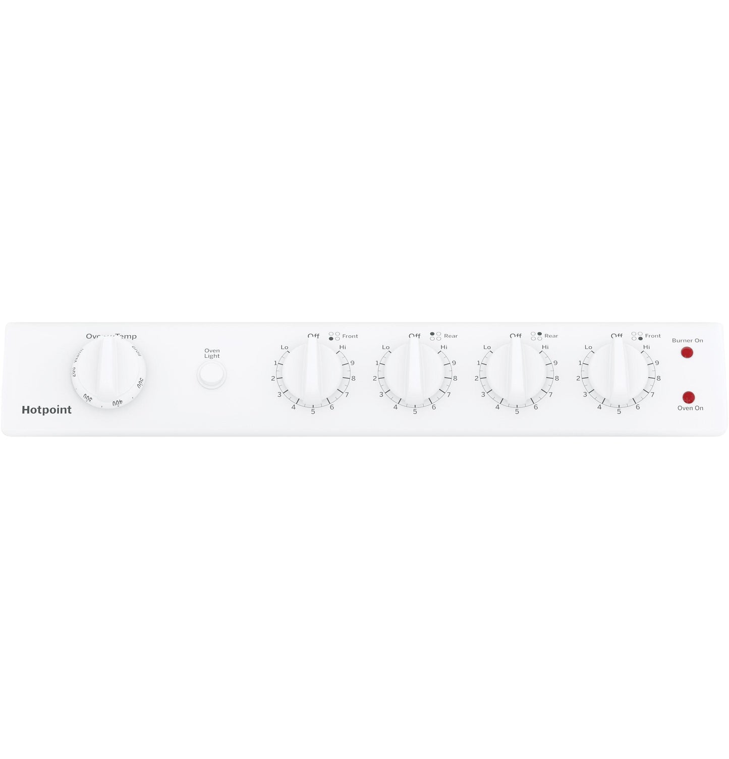 HOTPOINT RAS240DMWW Hotpoint 24"" Electric Free-standing Front-control Range