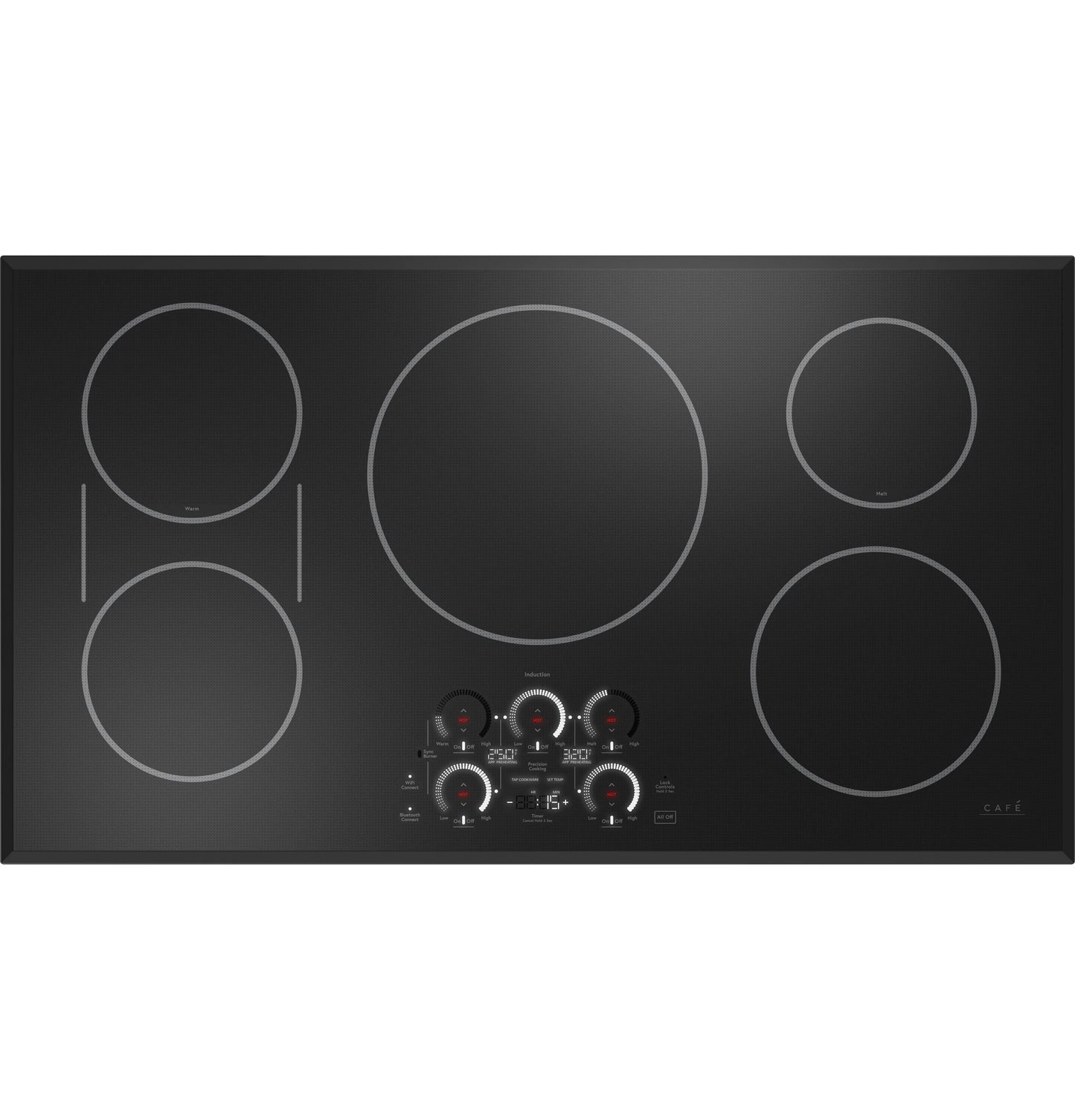 CAFE CHP90361TBB Cafe Series 36"" Built-in Touch Control Induction Cooktop