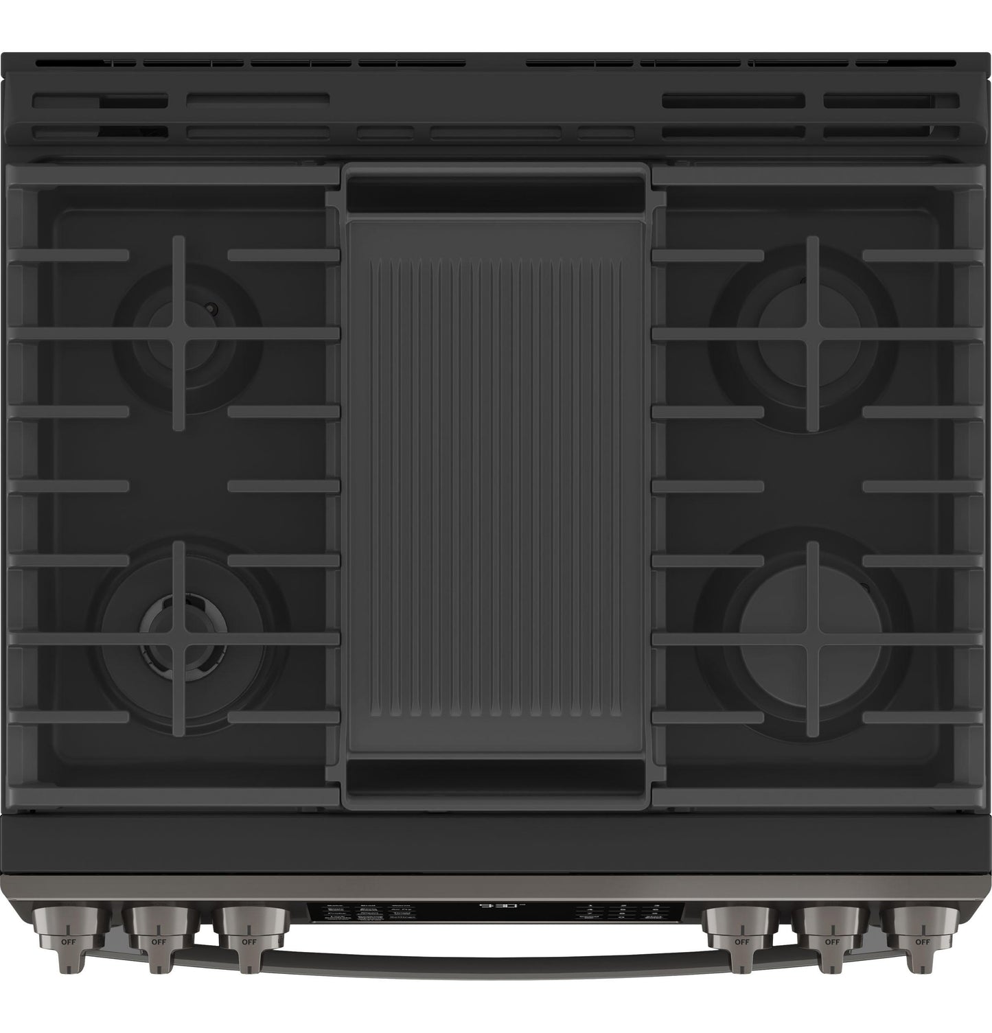 GE APPLIANCES PGS930BPTS GE Profile 30"" Smart Slide-in Front-control Gas Range With Air Fry