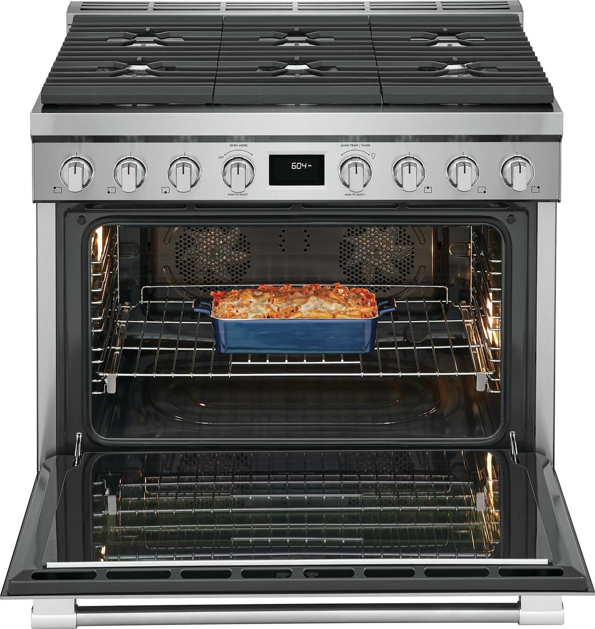 FRIGIDAIRE PCFD3670AF Frigidaire Professional 36"" Dual-fuel Freestanding Range
