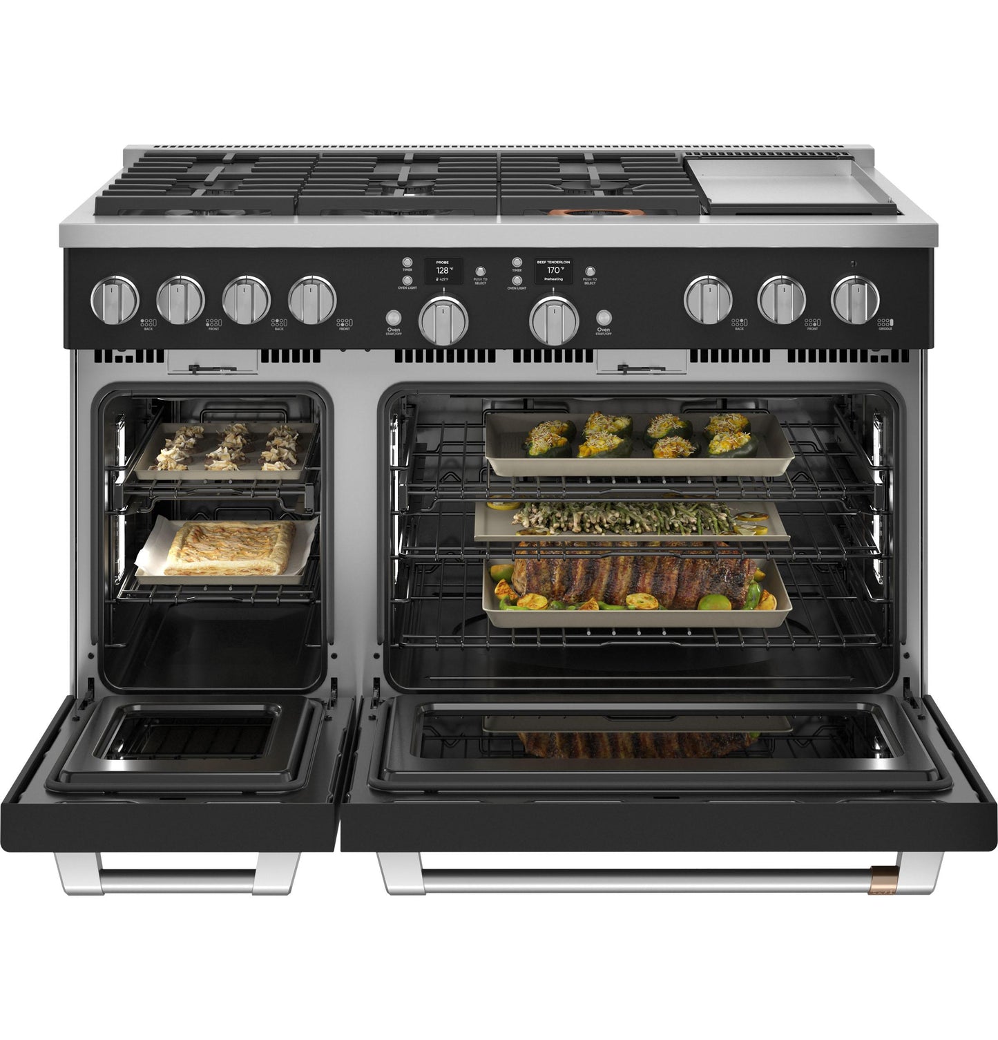CAFE C2Y486P3TD1 Cafe 48"" Smart Dual-fuel Commercial-style Range With 6 BURNER...