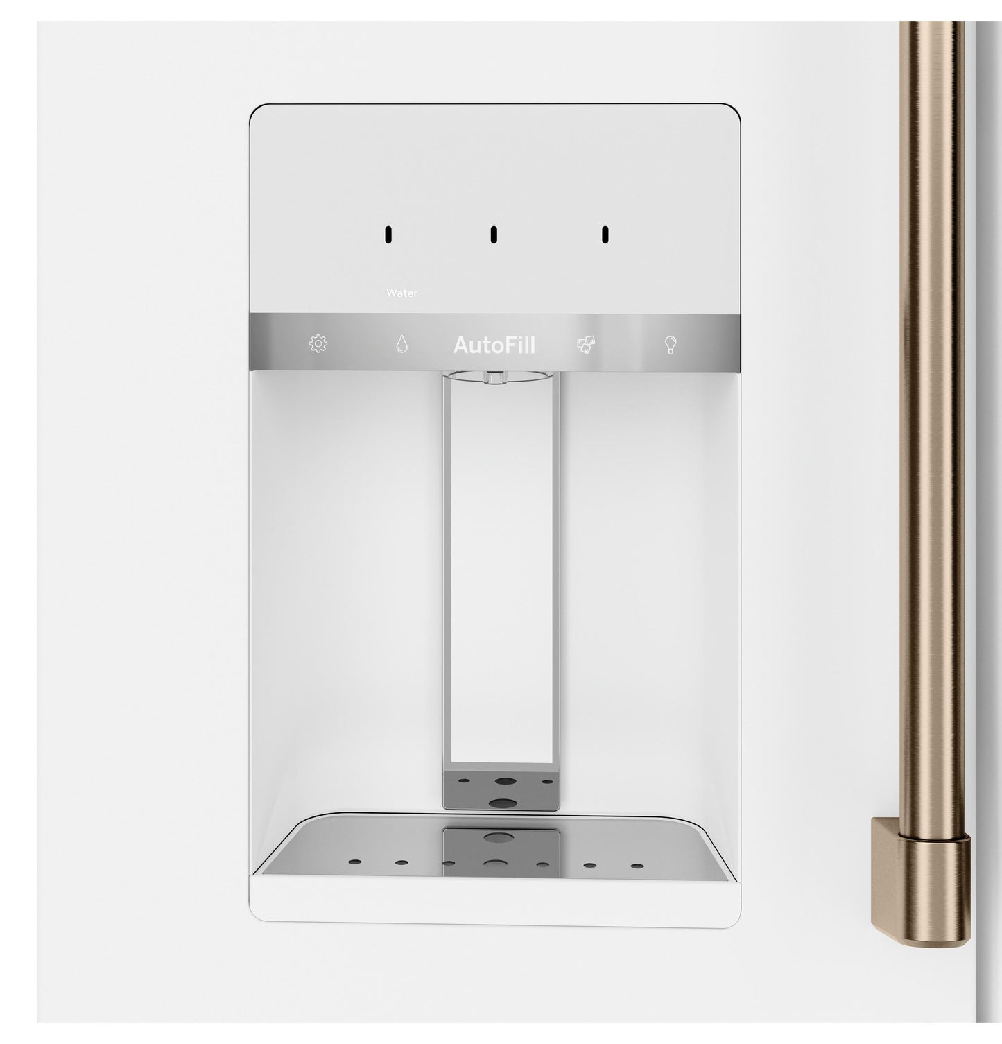 CAFE CXE22DP4PW2 Cafe Energy Star 22.3 Cu. Ft. Smart Counter-depth 4-DO...