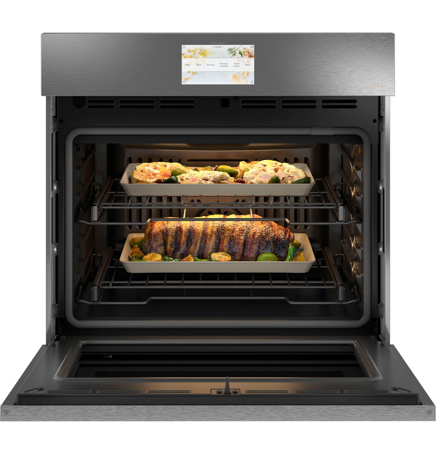 CAFE CTS90DM2NS5 Cafe Minimal Series 30"" Smart Built-in Convection Single ...