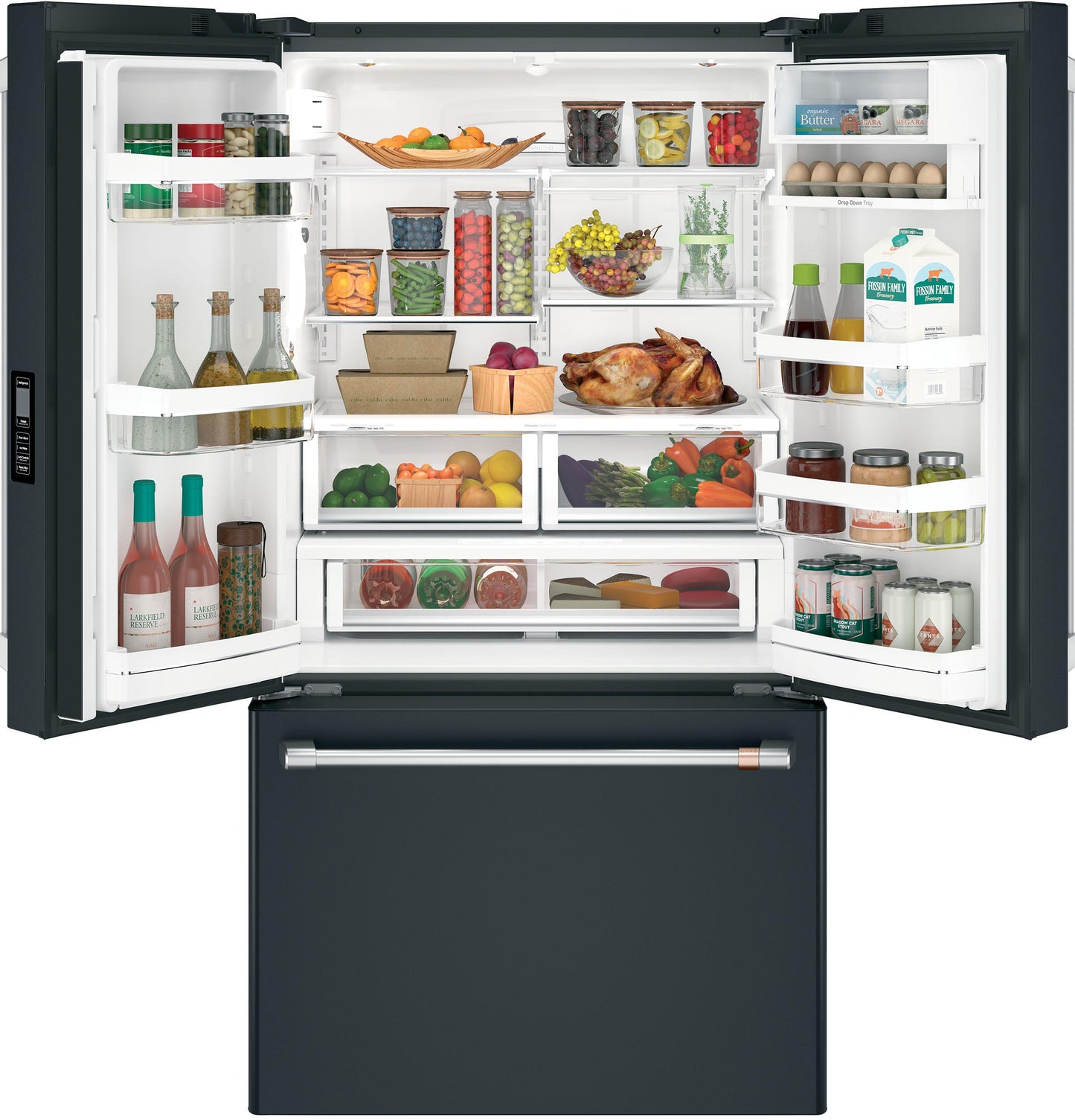 CAFE CWE23SP3MD1 Cafe Energy Star 23.1 Cu. Ft. Counter-depth French-door RE...