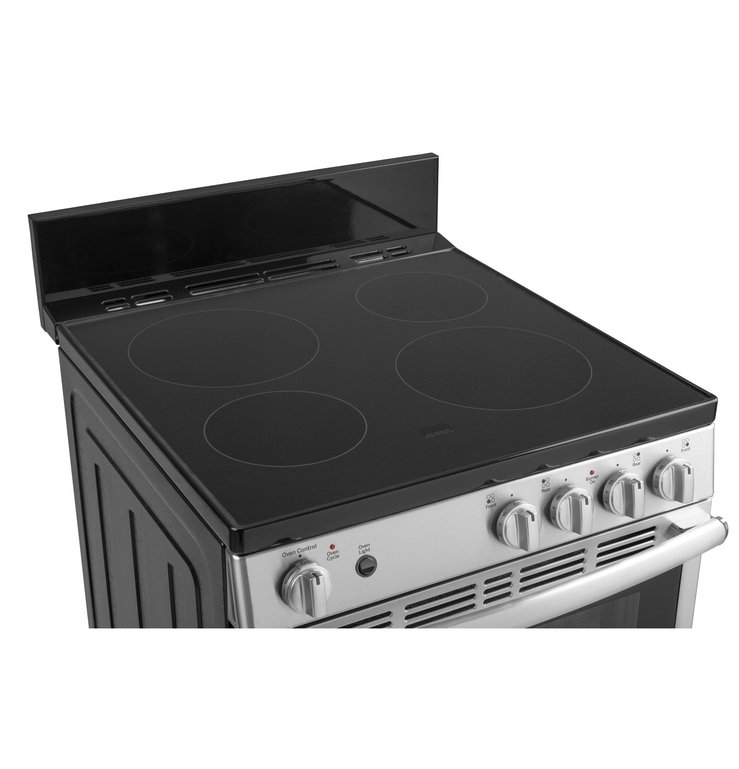 GE APPLIANCES JAS640RMSS Ge 24"" Free-standing/slide-in Front Control Range With Steam CLE...