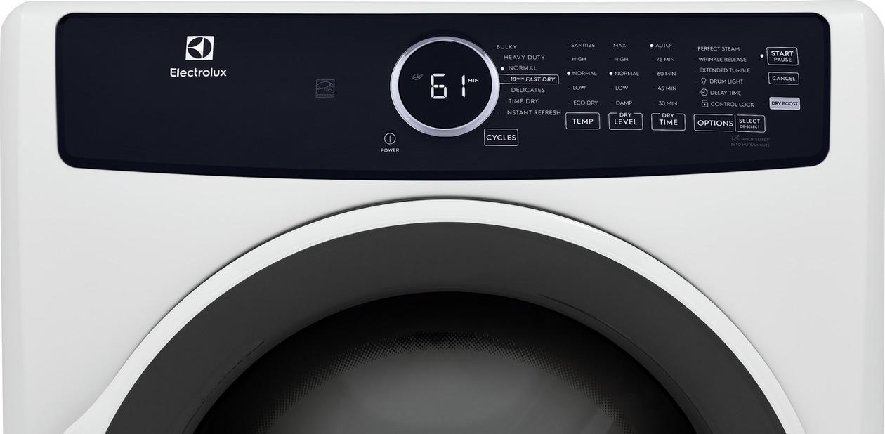 ELECTROLUX ELFG7437AW Electrolux Gas 8.0 Cu. Ft. Front Load Dryer