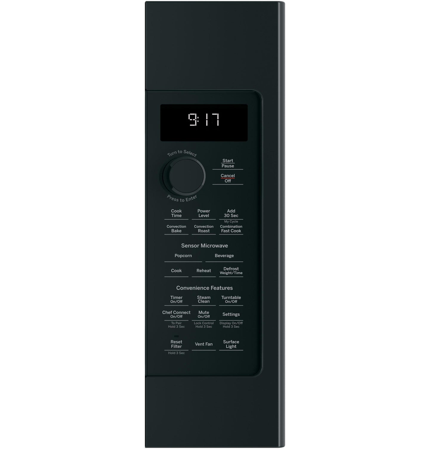 GE APPLIANCES PVM9179DRBB GE Profile 1.7 Cu. Ft. Convection Over-the-range Microwave Oven