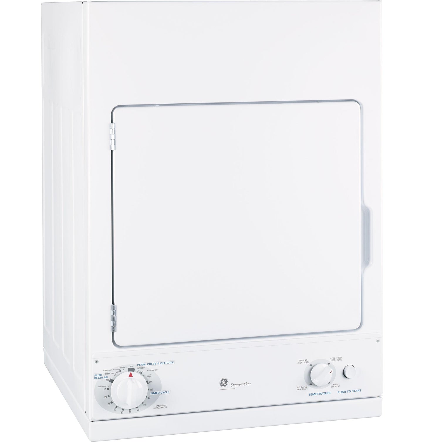 GE APPLIANCES DSKS433EBWW GE Appliances Spacemaker 240v Stationary Electric Dryer