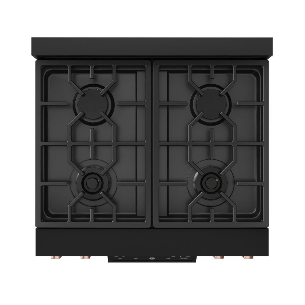 THOR KITCHEN RSG30BRSG 30 Inch Professional Gas Range With Tilt Panel Touch Control In BLA...