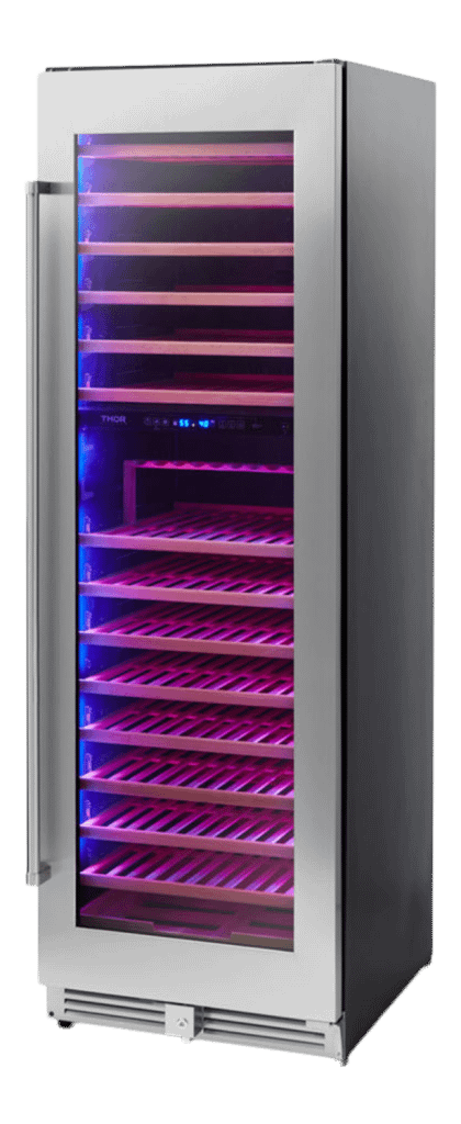 THOR KITCHEN TWC2403DI Thor Kitchen - 162 Bottle Dual Zone Freestanding Wine Cooler