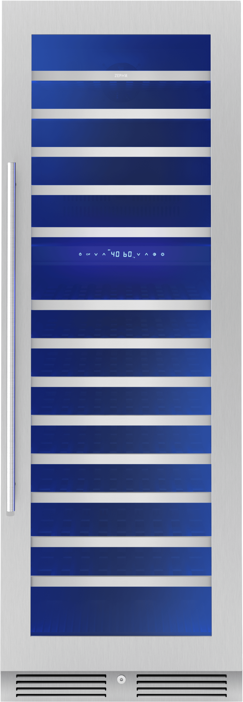 ZEPHYR PRW24F02CG Zephyr 24"" Full Size Dual Zone Wine Cooler