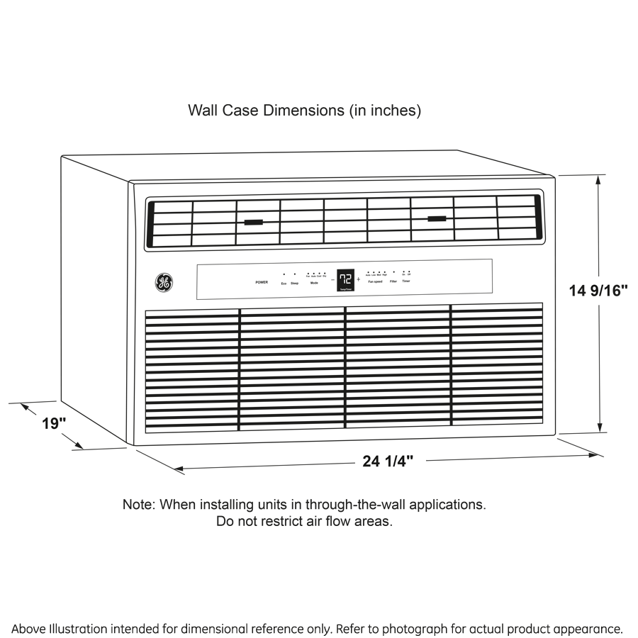 GE APPLIANCES AKCQ08ACJ Ge Built In Air Conditioner