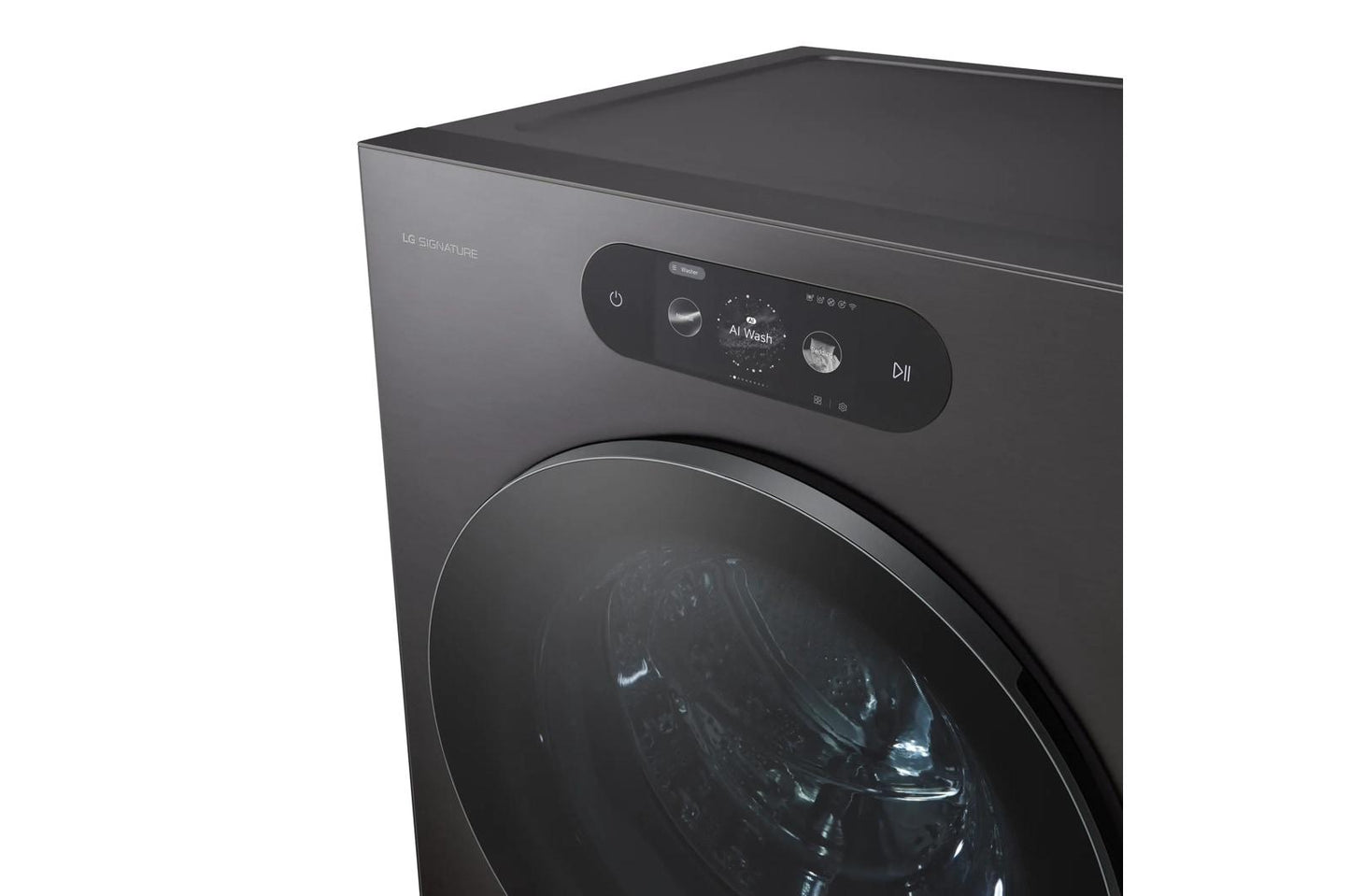 LG WM9901HBA LG Signature 5.8 Cu. Ft. MEGA Capacity Smart Front Load Washer WITH...