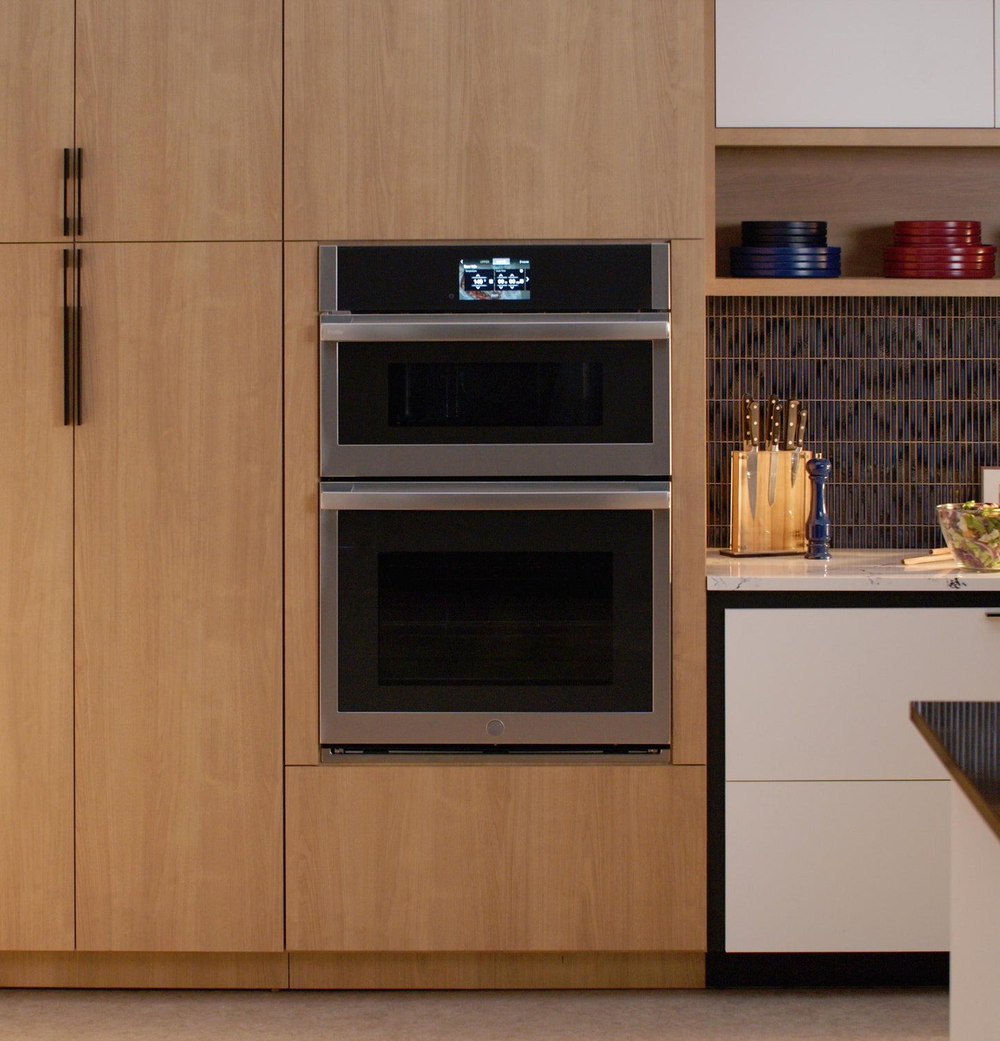 GE APPLIANCES PT9900SWSS GE Profile 30 In. Combination Double Wall Oven With Convection, ...