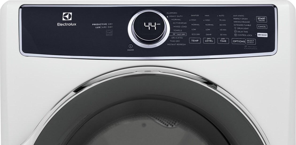 ELECTROLUX ELFE7537AW Electrolux Electric 8.0 Cu. Ft. Front Load Dryer