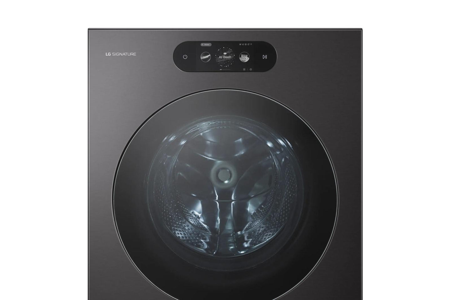LG WM9901HBA LG Signature 5.8 Cu. Ft. MEGA Capacity Smart Front Load Washer WITH...