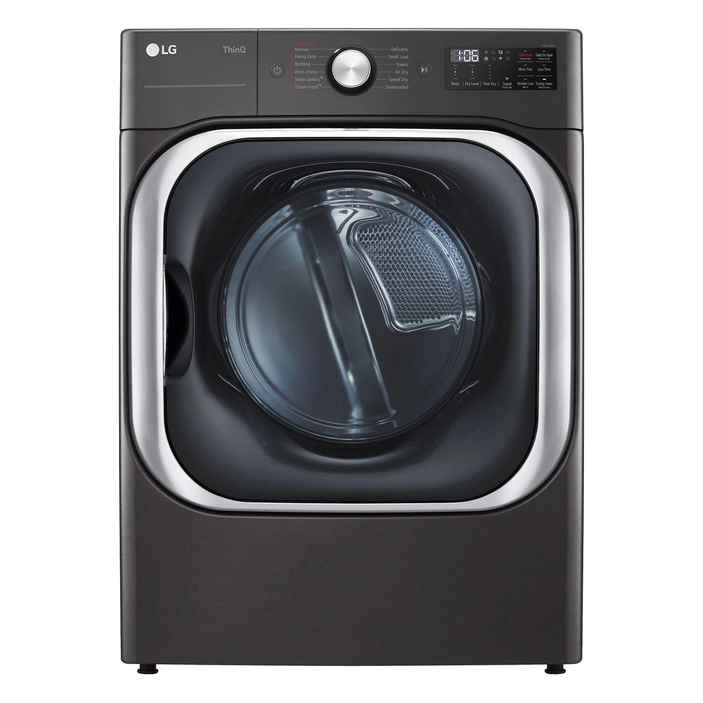 LG DLGX8901B 9.0 Cu. Ft. MEGA Capacity Smart Wi-fi Enabled Front Load Gas Dryer ...