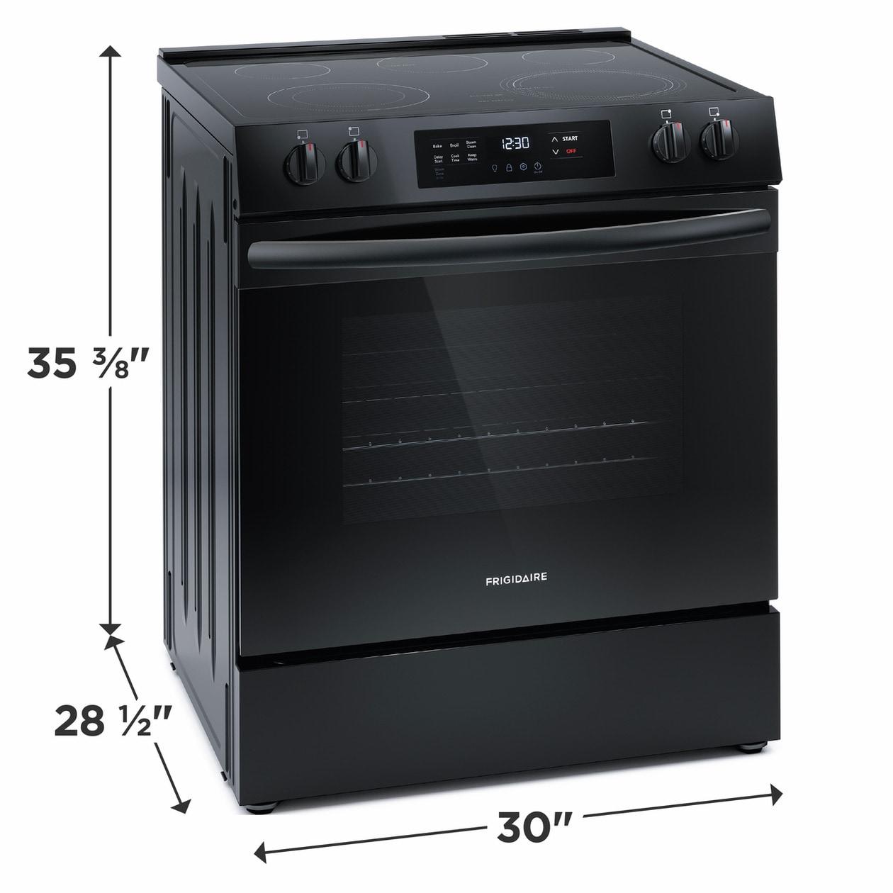 FRIGIDAIRE FCFE3062AB Frigidaire 30"" Front Control Electric Range