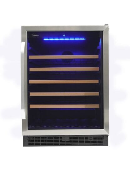 SILHOUETTE SWC057D1BSS Silhouette Stilton 24"" Single Zone Wine Cellar