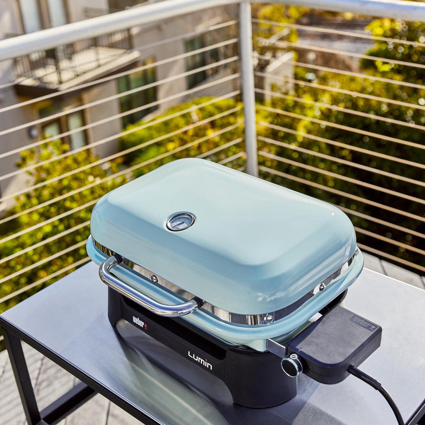 WEBER 91400901 Weber Lumin Compact Electric Grill - Ice Blue