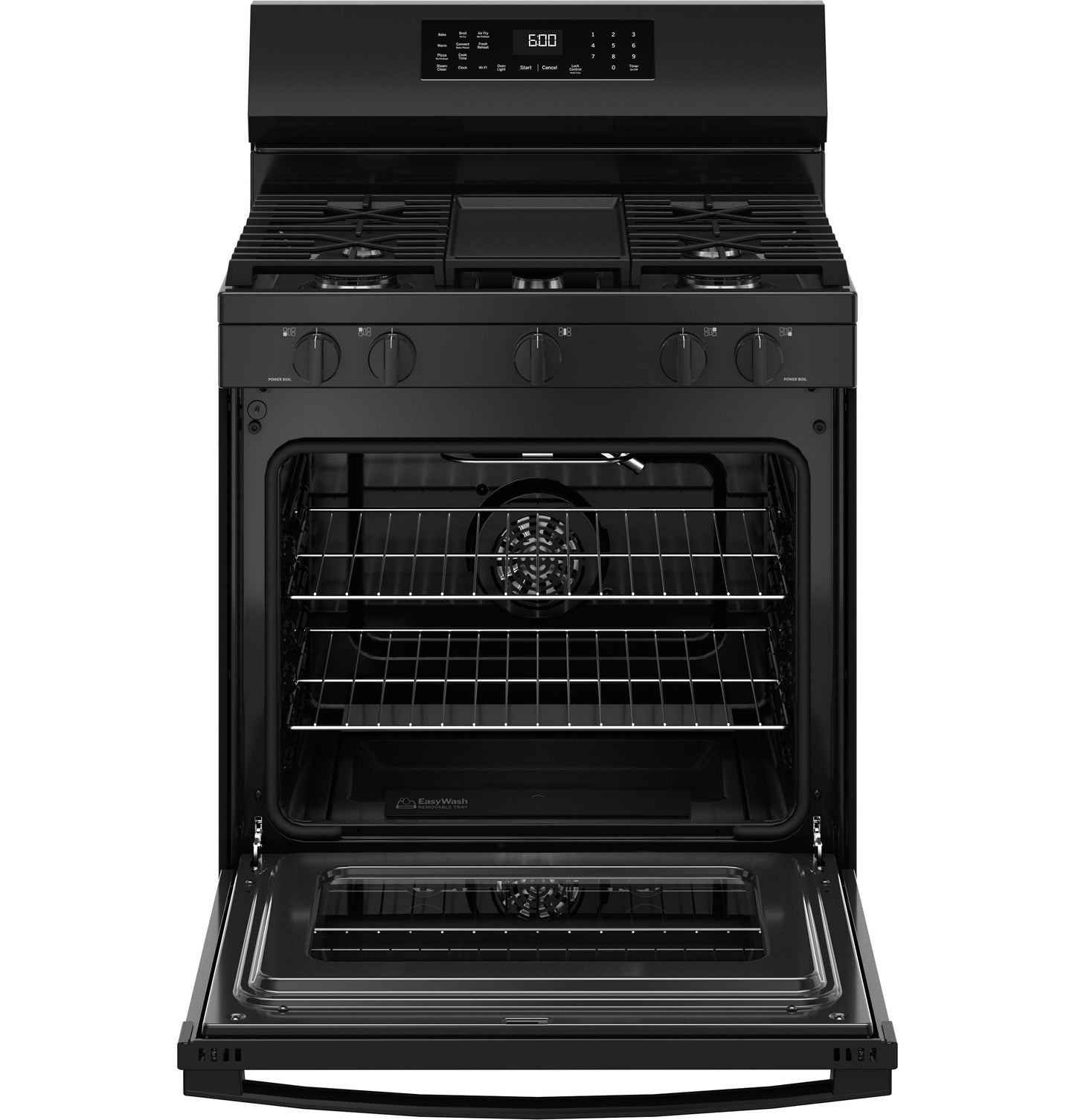 GE APPLIANCES GGF600AVBB Ge 30"" Free-standing Gas Convection Range With No Preheat Air FR...