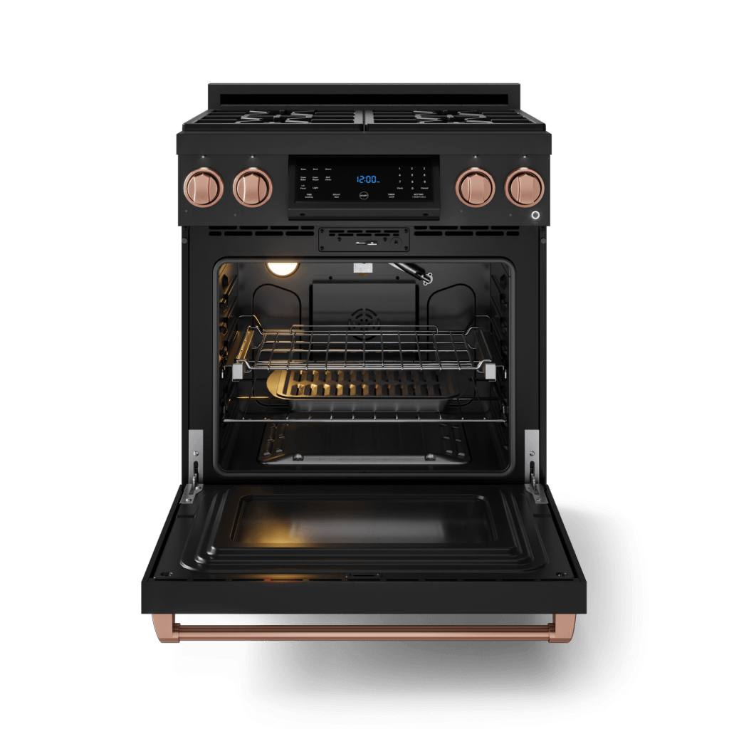 THOR KITCHEN RSG30BRSG 30 Inch Professional Gas Range With Tilt Panel Touch Control In BLA...
