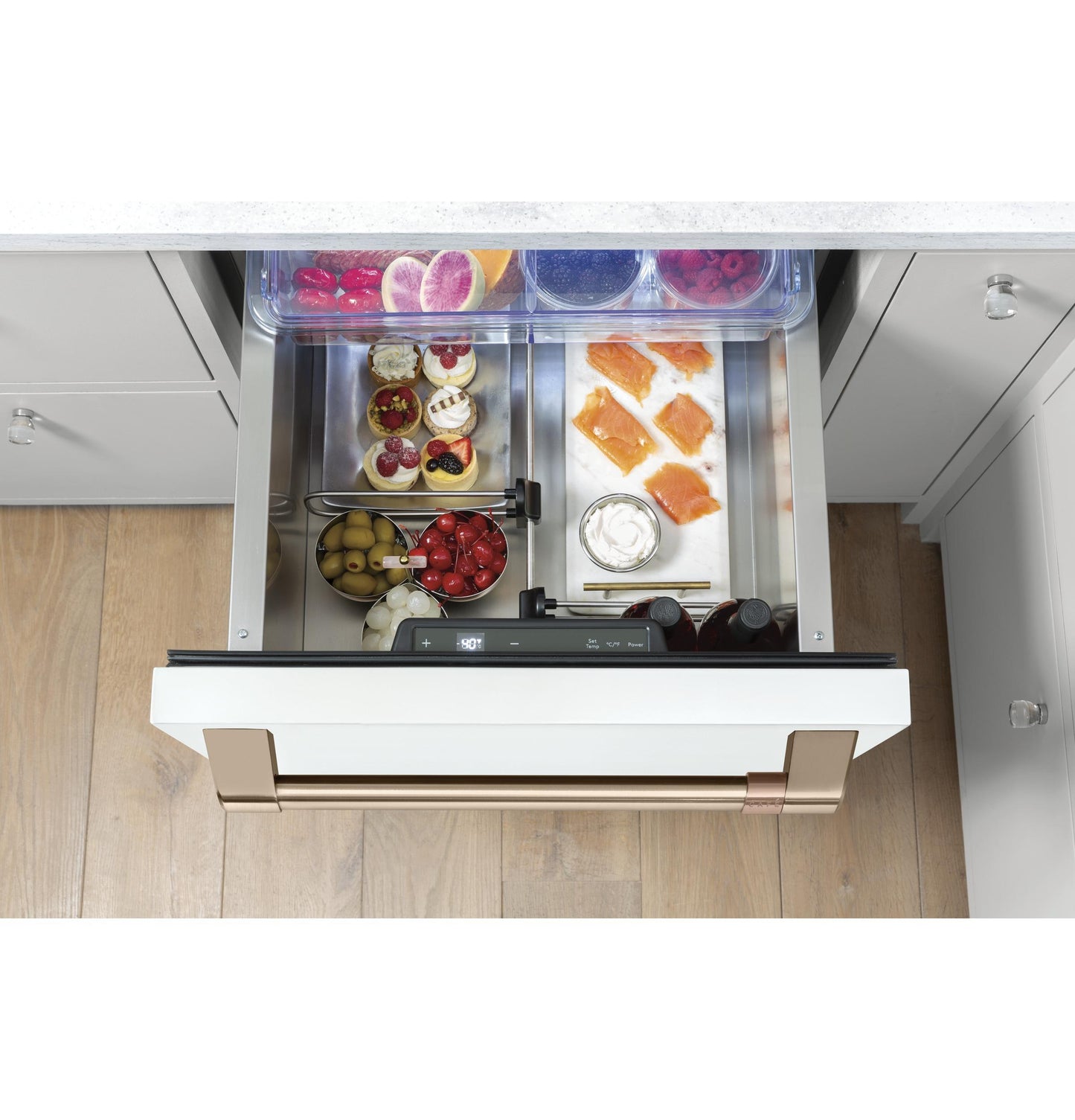 CAFE CDE06RP4NW2 Cafe Cafe 5.7 Cu. Ft. Built-in Dual-drawer Refrigerator