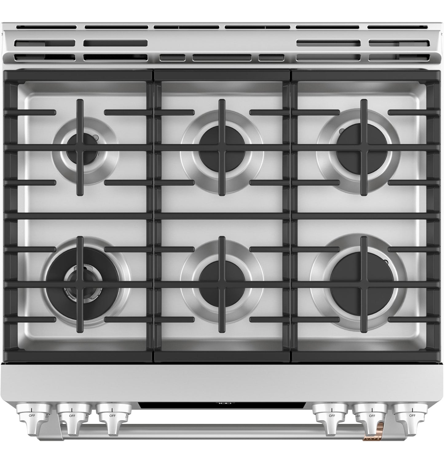 CAFE CGS700P2MS1 Cafe 30"" Slide-in Front Control Gas Oven With Convection Range