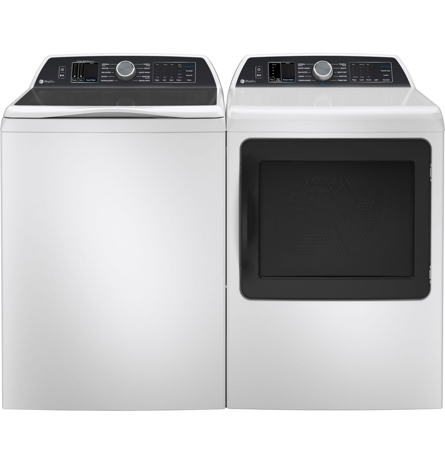 GE APPLIANCES PTD70GBSTWS GE Profile 7.4 Cu. Ft. Capacity Smart Aluminized Alloy Drum GAS...