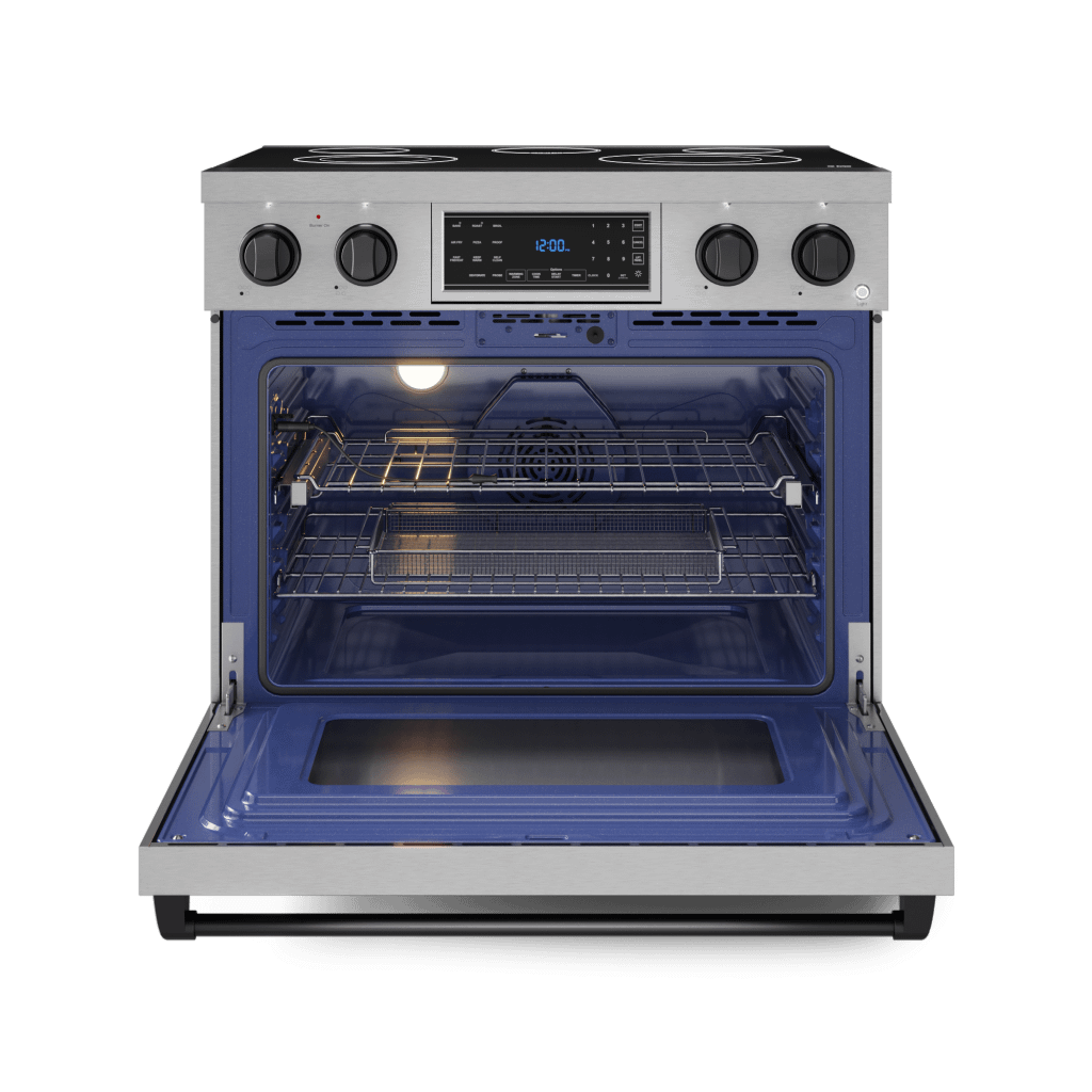 THOR KITCHEN RSE36BLK 36 Inch Professional Electric Range With Tilt Panel Touch Control I...