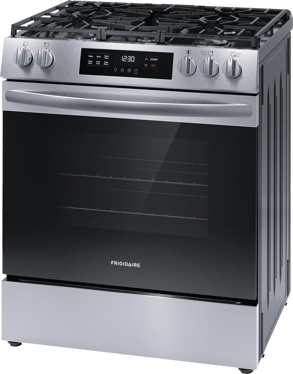 FRIGIDAIRE FCFG3062AS Frigidaire 30"" Front Control Gas Range With Quick Boil