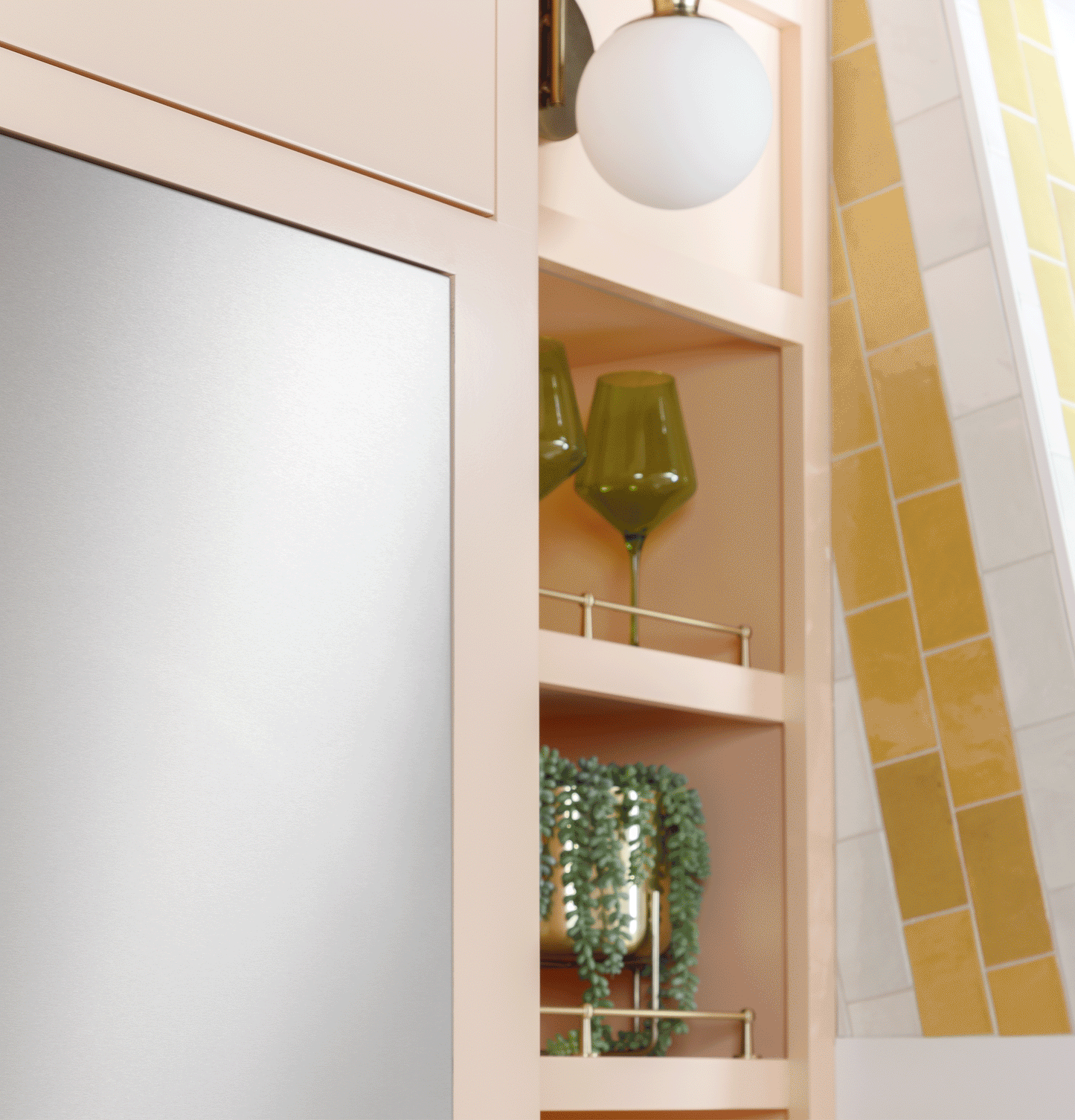 CAFE CIC36LP2VS1 Cafe Cafe 36"" Integrated Bottom-freezer Refrigerator