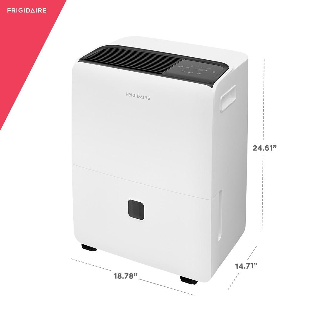 FRIGIDAIRE FFAD6022W1 Frigidaire High Humidity 60 Pint Capacity Dehumidifier